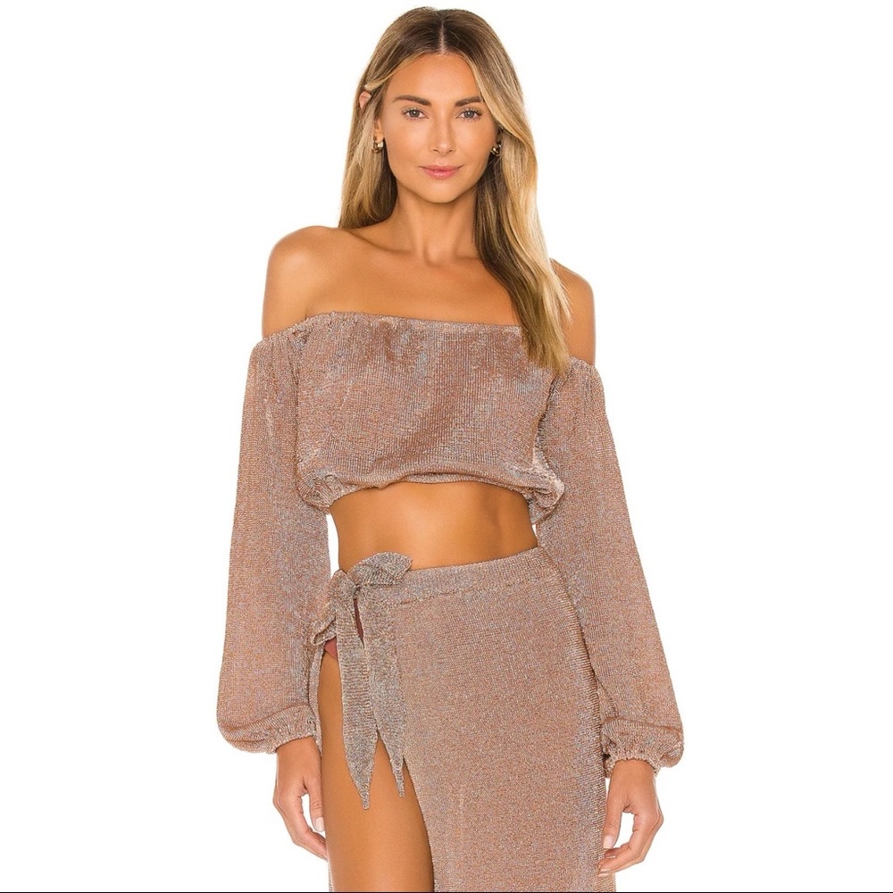Lovers and Friends Nayelli Top Gold - Size S
